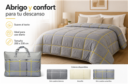 ACOLCHADO ESTAMPADO 2 PLAZAS - COMFORT