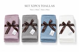 SET DE TOALLA + TOALLON (900)