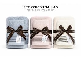 SET X2PCS TOALLAS - C/LINEA