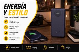POWER BANK 10000MAH - PD52 SUONO