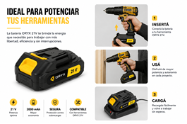 BATERIA RECARGABLE ORYX 21V