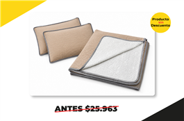 MANTA COVER C/2 FUNDAS ALMOHADA