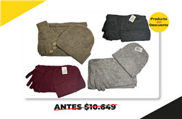 CONJUNTO DE INVIERNO LISO 3PCS (811)