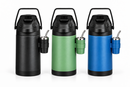 TERMO 2.5L + VASO Y CUCHARA - ORYX