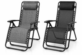 REPOSERA RECLINABLE (NEGRO/GRIS)