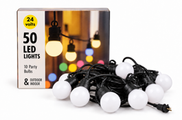 GUIRNALDA 20 LUCES - 10MTS RGB
