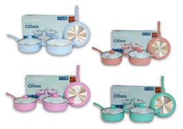 SET DE OLLAS PASTEL 5PCS - ORYX