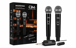 SET MICROFONO OM INALAMBRICO X2PCS
