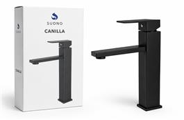 GRIFERIA DE BANO CUADRADA MONOCOMANDO