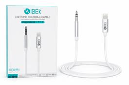 CABLE LIGHTNING A AUXILIAR 1M (x5)