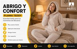 PIJAMA TEDDY - BLANCO PARIS