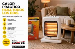 ESTUFA HALOGENA GIRATORIA 3 VELAS