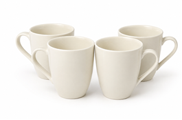 SET X4 TAZAS BLANCAS 350ML