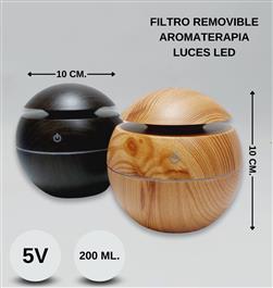 HUMIDIFICADOR CON LUZ REDONDO