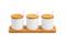 SET X3 FRASCOS CON BASE