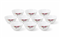 BOWL CERAMICA X10PCS - C/DISEÑO