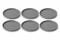 PLATO CERAMICA 26.5CM - GRIS (X1PCS)