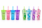 VASO PLASTICO 450ML C/BRILLOS