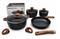 BATERIA DE COCINA 7PCS SIMIL MADERA